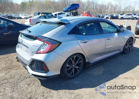 2018 Honda Civic Sport from USA, damaged, VIN SHHFK7H44JU403467